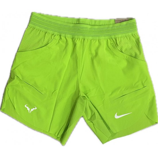 SHORTS NIKE COURT DRIFIT ADV RAFA - VERDE/BRANCO